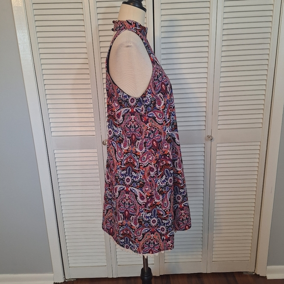 Altar'd state open back paisley aline dress sz medium *N - Picture 6 of 6